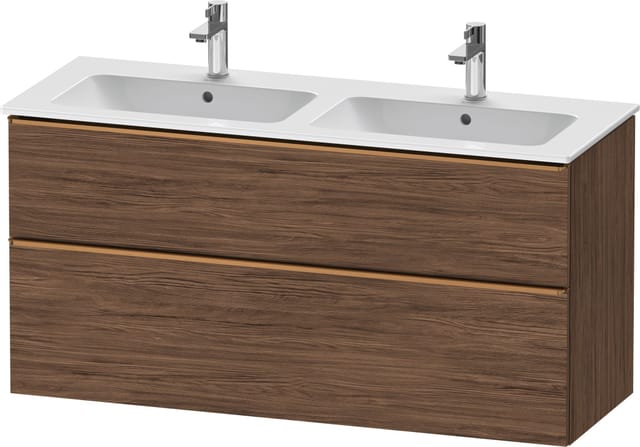 Duravit Waschtischunterschrank D-Neo 128x46,2cm, 1 Kast, 1 A, b geb/Nu dkl.