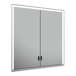 Keuco Spanplattenschraube lange Tür Royal Lumos 70x73x16cm, o. Abl, WE, silber-eloxiert