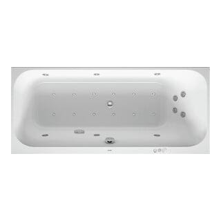 Duravit Whirlwanne Happy D.2 170x75cm, Combi P, EB-Vers, 1 RS re, we.