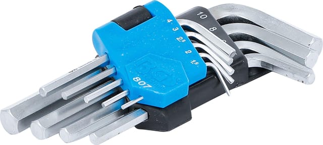 BGS Winkelschlüssel-Satz kurz Innensechskant 1,5 - 10 mm, 9-tlg.