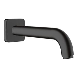 hansgrohe Wanneneinlauf Vernis Shape Wandmont., Ausladung 204mm, matt-schwarz