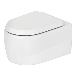 Duravit Wand-WC, Tiefspüler Qatego 38,5x57cm, 4,5 l, riml., weiß Hochglanz
