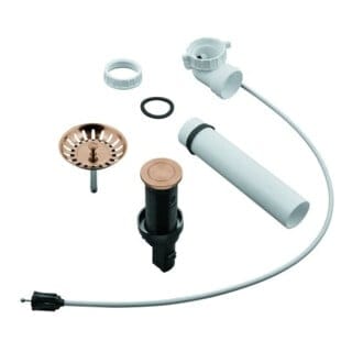 Grohe Zugstangen-Ablaufgarnitur 40986 Push-Exzenter f. Spülen warm sunset geb.