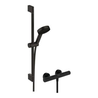 hansgrohe Brause-Set Pulsify Select S 669mm BrSt + Handbrause, 3jet, matt-sw