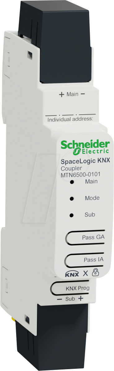 Schneider Electric SpaceLogic KNX-Koppler DIN-Schiene MTN6500-0101