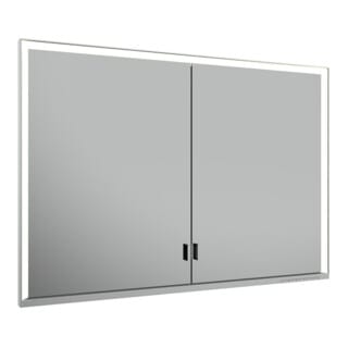 Keuco Spanplattenschraube lange Tür Royal Lumos 105x73x16cm, o. Abl, WE, silber-eloxiert