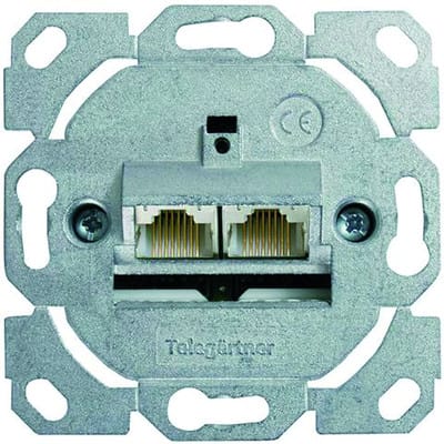 Telegärtner AMJ45 8/8 Up/0 Cat.6A ohne Z-Pl. 100022956