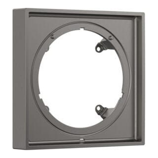 hansgrohe Verlängerungsrosette 22mm, 170x170mm, brushed black chrome