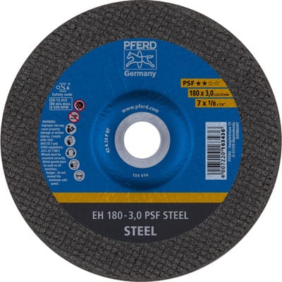 PFERD TOOLS Trennscheibe EH 180x3,0x22,23 mm gekröpft Universallinie PSF STEEL für Stahl