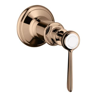 hansgrohe Fertigmontageset Axor Montreux UP-Absperrvtl., m Hebel, pol. red gold