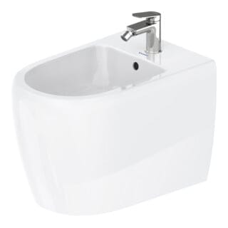 Duravit Stand Bidet Qatego 39x60cm, m Hahnl., ÜL, Hahnloch, we hgl