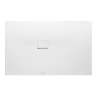 V&B Duschwanne Squaro Infinity 170x100x4cm, st w, Eck-Einbau li gg Wand