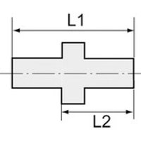 Riegler Doppelgewindenippel »value line«, G 3/8, G 3/8, SW 19, MS vern. Bild 2