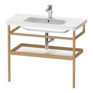 Duravit Handtuchhalter DuraStyle 94x44cm, we. m/Eich massiv, mit Ablage