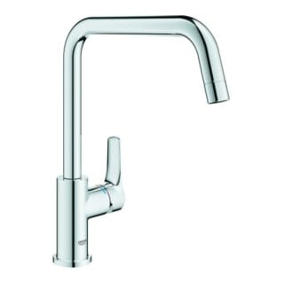 Grohe Einhand-Spültischbatterie Eurosmart 30618 Vor-Fenster-Montage hoher Auslauf chrom