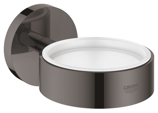 Grohe Halter Essentials hard graphite, für Seifenschale/-spender