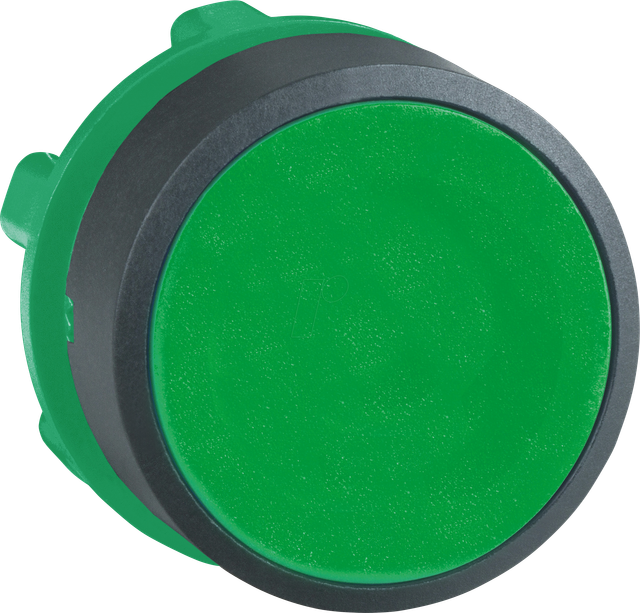 Schneider Electric Drucktaster flach, gn ZB5AA3