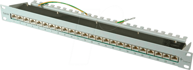Telegärtner PatchPanel MPP24-HS Cat.6A RAL 7035 100007016