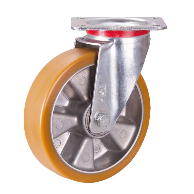 VARIOfit Lenkrolle Polyurethan 200 x 50 mm 92° Shore A