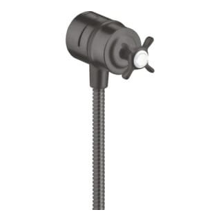 hansgrohe Absperrventil Axor Montreux Stop m Rückflussverh., Kreuz, brush. bla vc
