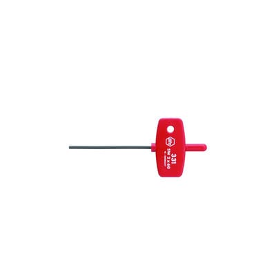 Wiha Stiftschlüssel mit Schlüsselgriff Sechskant schwarzoxidiert 2 x 60 mm