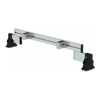 Munk Nachrüst-Traverse mit nivello®-Leiterschuh Breite 0,93 m mit Holmhöhe 58 mm
