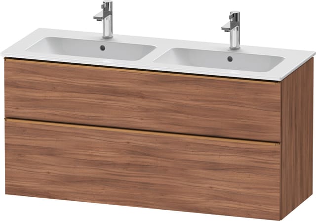 Duravit Waschtischunterschrank D-Neo 128x46,2cm, 1 Kast, 1 A, b geb/Nussb Nat