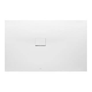 V&B Duschwanne Squaro Infinity 170x70x4cm, st w, Eck-Einbau li gg Wand