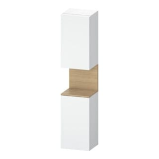 Duravit Hochschrank Qatego 40x36x1760cm, 2 T, An li, Ei nat/weiß ma