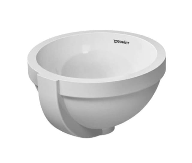 Duravit Einbauwaschtisch Architec d 27,5cm, we, EB v unt, o. HL, HLB, m ÜL