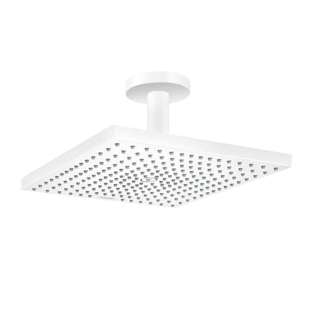 hansgrohe Kopfbrause Raindance E 300 mit Deckenanschluss, 1jet, mattweiß