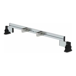 Munk Nachrüst-Traverse mit nivello®-Leiterschuh Breite 1,2 m mit Holmhöhe 85 mm