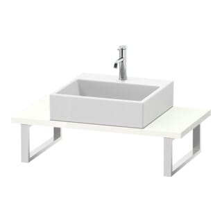 Duravit Konsole DuraStyle Compact 80-200x48cm, 1 AS, Stär 3cm, we. hgl