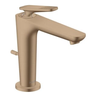hansgrohe Waschtischmischer125 Axor Citterio C CoolStart m.Zugst.Cubic cut BRG