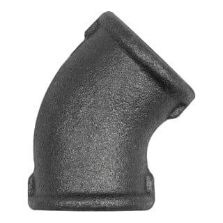 Riegler Winkel 120, 45°, Rp 2 1/2 i., Rp 2 1/2 i., Temperguss schwarz