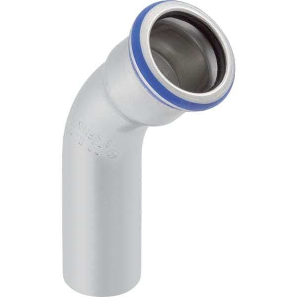 Geberit Bogen Mapress d 15mm, labs-f, 45Gr, m Einschub, ES