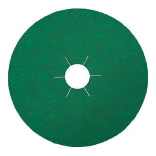 Klingspor FS 966 Fiberscheiben Multibindung Keramik, 125 x 22 mm Korn 120 Sternloch