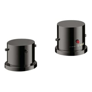 hansgrohe Fertigmontageset Axor Starck 2-L-BW-Rand-Arm., m Thermostat, pol. bla vc