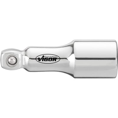 VIGOR Außenvierkant Antrieb 6,3 = 1/4 Zoll Innenvierkant Antrieb 6,3 = 1/4 Zoll Schwenkbare Verlängerung V4311 Vierkant hohl 6,3 mm (1/4 Zoll) Vierkant massiv 6,3 mm (1/4 Zoll) Gesamtlänge: 36 mm