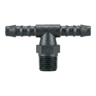 Riegler - T-einschraubstutzen, R 1/4 A., Für Schlauch Lw 6 Mm, Sw 14, Pa 6