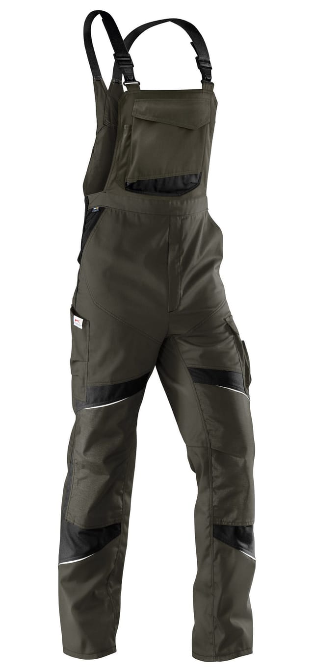 Kübler ActiviQ Latzhose 3250 oliv/schwarz Größe 31