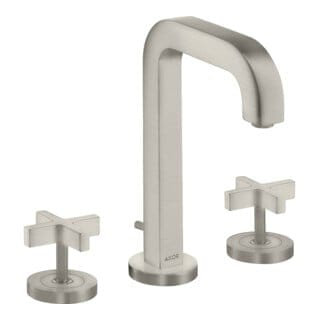 hansgrohe 3-Loch-Waschtischarmatur 170 Axor Citterio m A 140mm, Kreuz, ZugstAblGar, Ros, ED