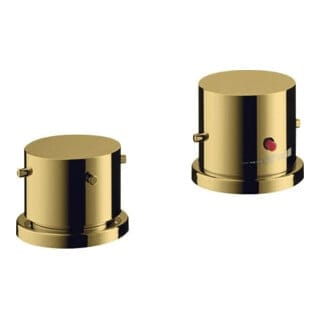 hansgrohe Fertigmontageset Axor Starck 2-L-BW-Rand-Arm., m Thermostat, pol. gol opt