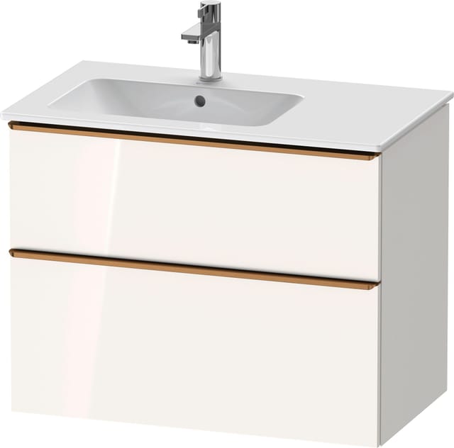 Duravit Waschtischunterschrank D-Neo 81x46,2cm, 1 Kast, B li, bron geb/we hgl
