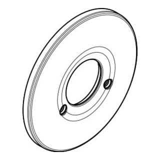 hansgrohe Rosette Brausenmischer Unterputz Export chrom