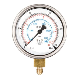 Roller Feinskaliertes Manometer p ≤ 250 mbar