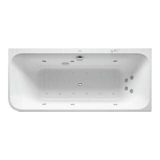 Duravit Whirlwanne Happy D.2 180x80cm, Eck re, 2 RS, we., Combi-Sys P