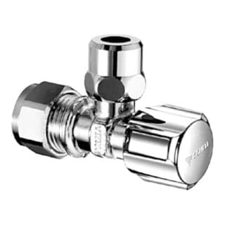 Schell Eckventil COMFORT d=15mm G 1/2 AG, m regul., kiwa, verchromt