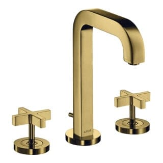 hansgrohe 3-Loch-Waschtischarmatur 170 Axor Citterio m A 140mm, Kreuz, ZugstAblGar, Ros, po g