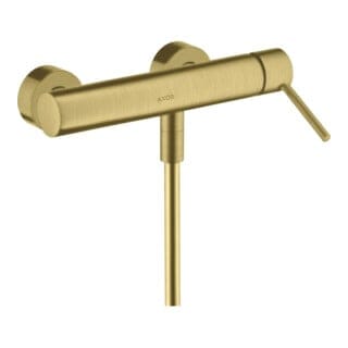 hansgrohe Brause-Einhebelmischer Axor Starck AP, m Pin-Griff, 1 Verbr., brushed brass